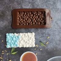 bubble design silicone chocolate mold diy handmade mousse molds cake decorating tools bakeware pastry cake baking mold