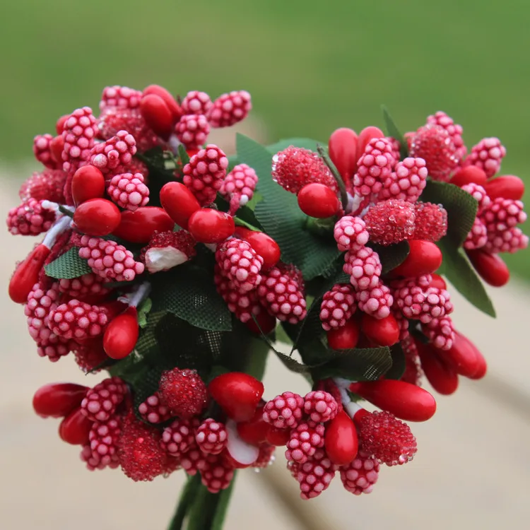 144Pcs Stamen Sugar Handmade Artificial Flowers Cheap Wedding Decoration Diy Wreath Needlework Gift Box Scrapbooking Fake Flower - купить по