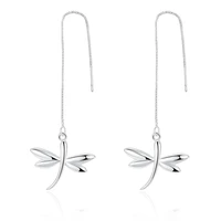 silver earring exquisite fashion earrings dragonfly pendant