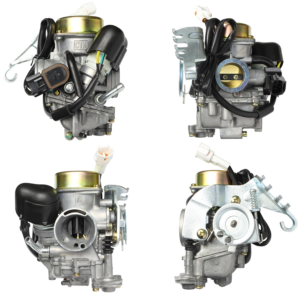 Фото Карбюратор для мотоцикла Carb, электрический дроссель для Yamaha Cygnus-X Rs100 Gtr Rsz Bws Gp Srv150 Gy6 100 110 125 cc, Скутер Atv №2