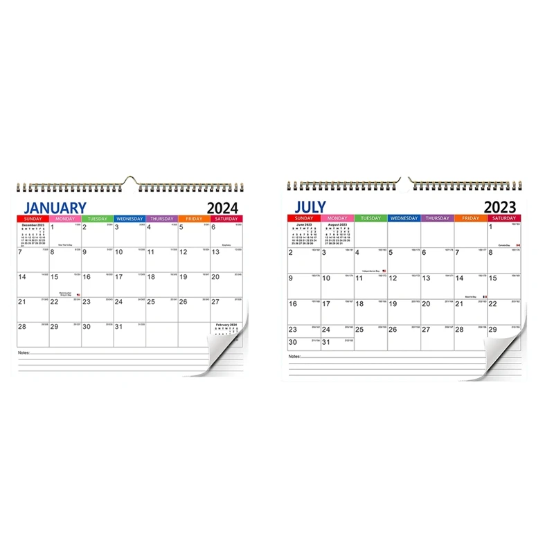 

Календарь, настенный календарь, календарь, праздничный календарь 18 месяцев, прочный и простой в использовании