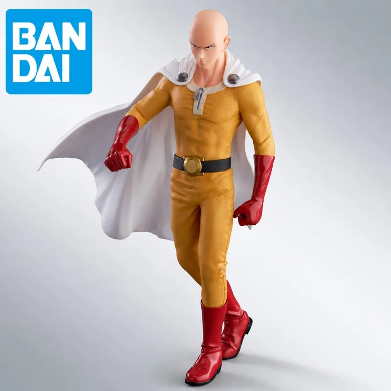 Фото В наличии: Оригинальная фигурка Bandai Spirits One Punch Man Сайтама от Bandai, новая в коробке, игрушка с персонажами аниме. №4