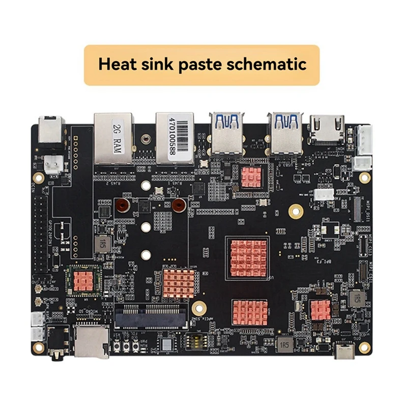 Для Banana Pi BPI-F3 радиатор из чистой меди пассивная охлаждающая подставка