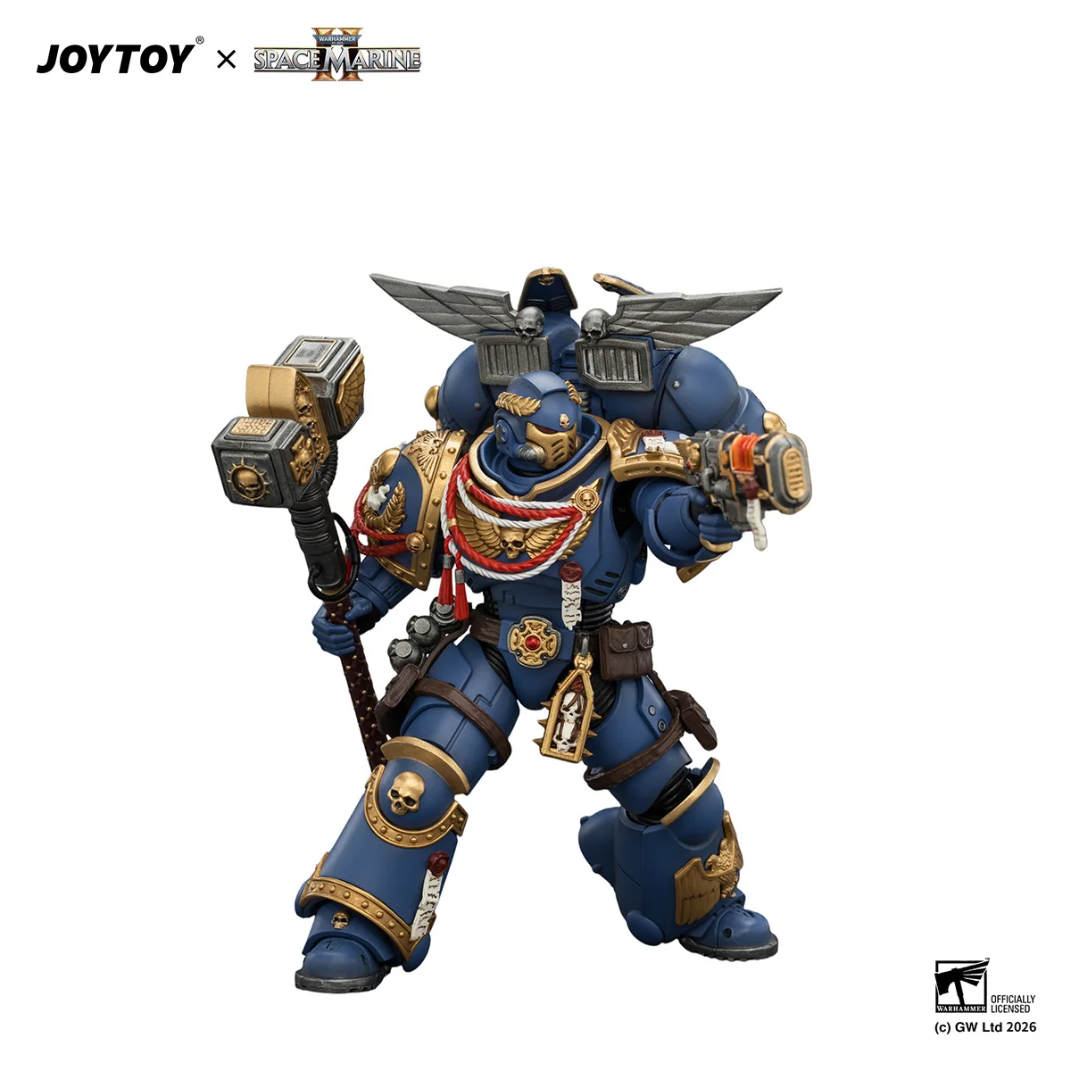 Фото В НАЛИЧИИ] JOYTOY Warhammer 40K 1/18 Фигурка Ультрамаринов-Штурмовиков-Интерсессоров, игровая версия, аниме-модель №3