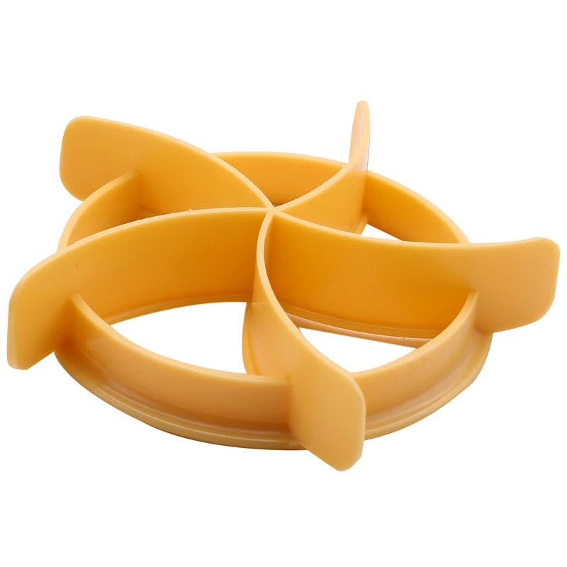 Plastic Pastry Cutter Dough Cookie Press Homemade Bread Rolls Stamp Baking Mold