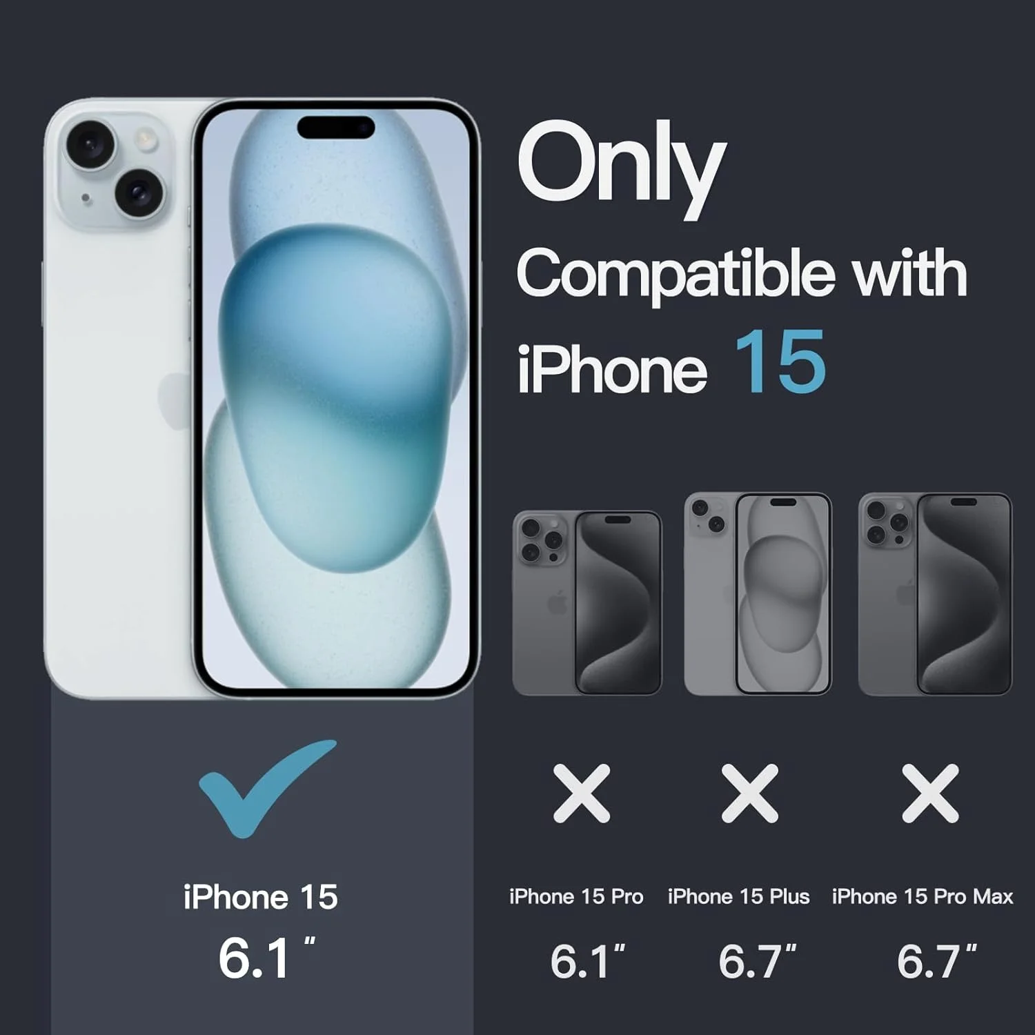 Противоударный чехол для iPhone 15