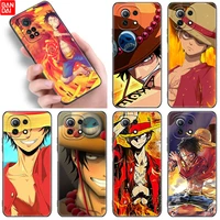 anime one piece luffy portgas d ace case for xiaomi mi 11 lite ne 11i 11t a3 a2 a1 10t poco x3 nfc gt f3 m3 m4 x4 pro 5g