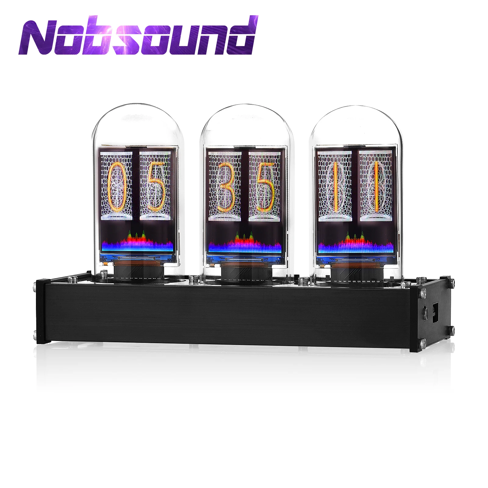 Nobsound Современные часы IPS Nixie Tube большой экран дисплей измеритель уровня звука