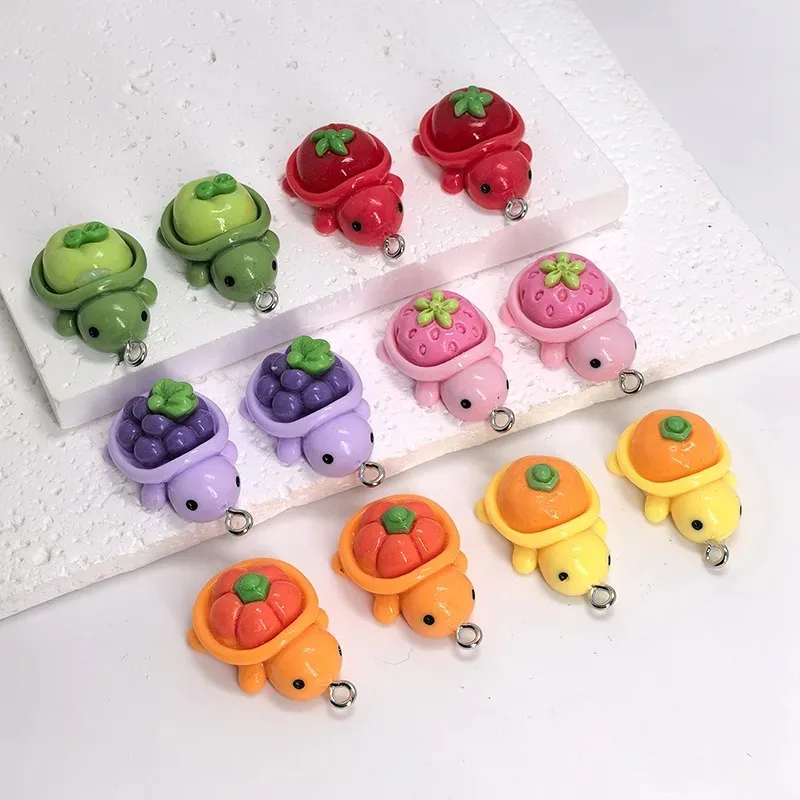 

Набор из 10 фигурок фруктов из резины