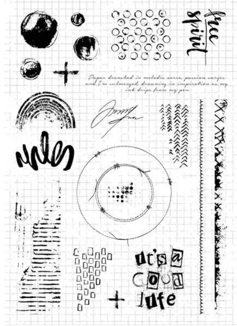 

Background Transparent Clear Silicone Stamp Seal DIY Scrapbooking Photo Album Decorative Clear Stamp X0329