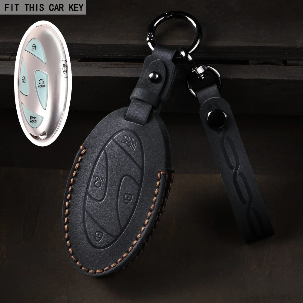 

Автомобильный брелок для ключей, чехол для ключей от автомобиля для Hyundai 5/7 кнопок Grandeur GN7 KONA Ev 2023 lonic 6, автомобильный чехол, аксессуары