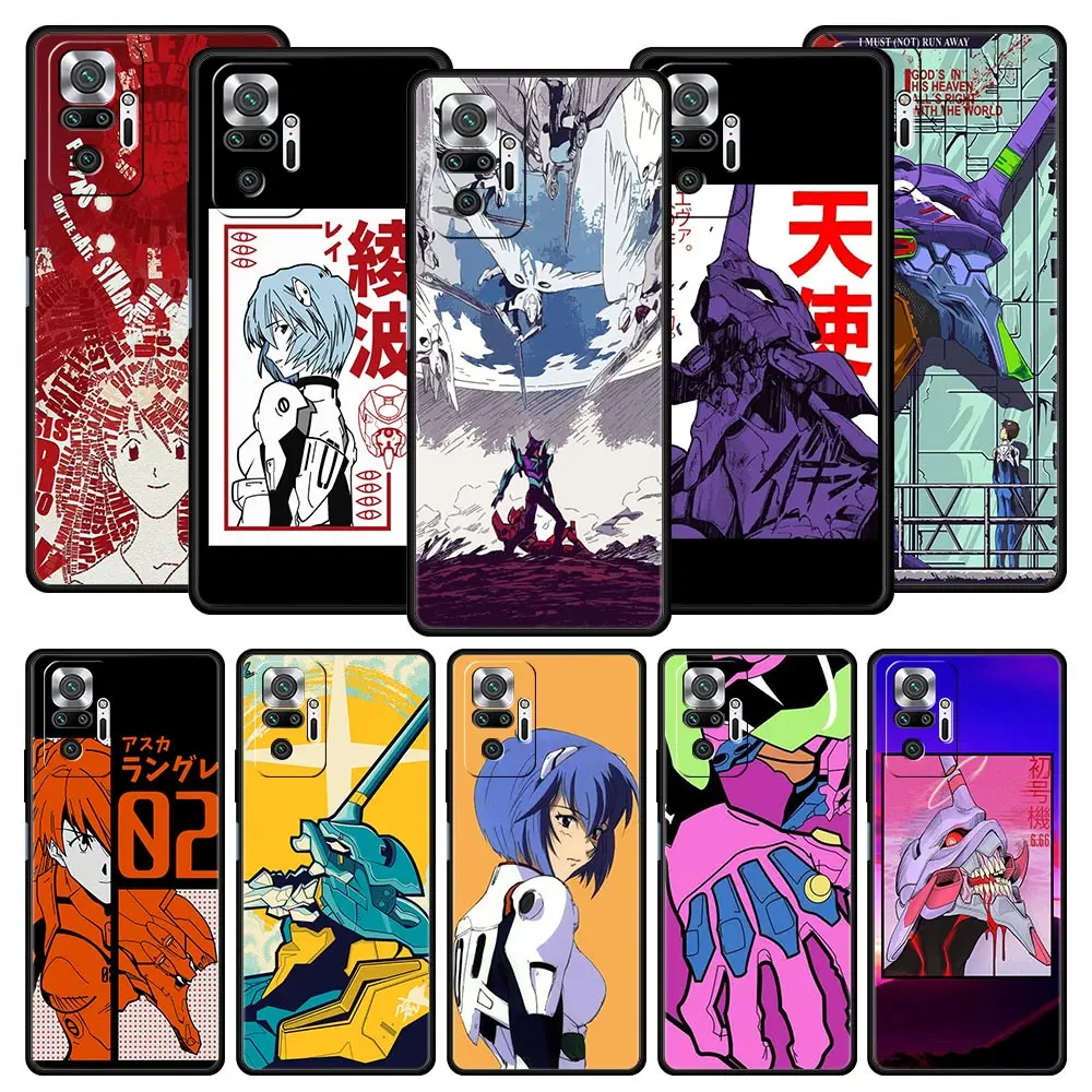 

Anime Girl Mech Phone Case for Redmi Note 10 10S 9S 9T 9 Pro Funda Cover 9A 9C 8T 8 8A 7 7A 6 5 11 S2 K40 Siliocne Coque