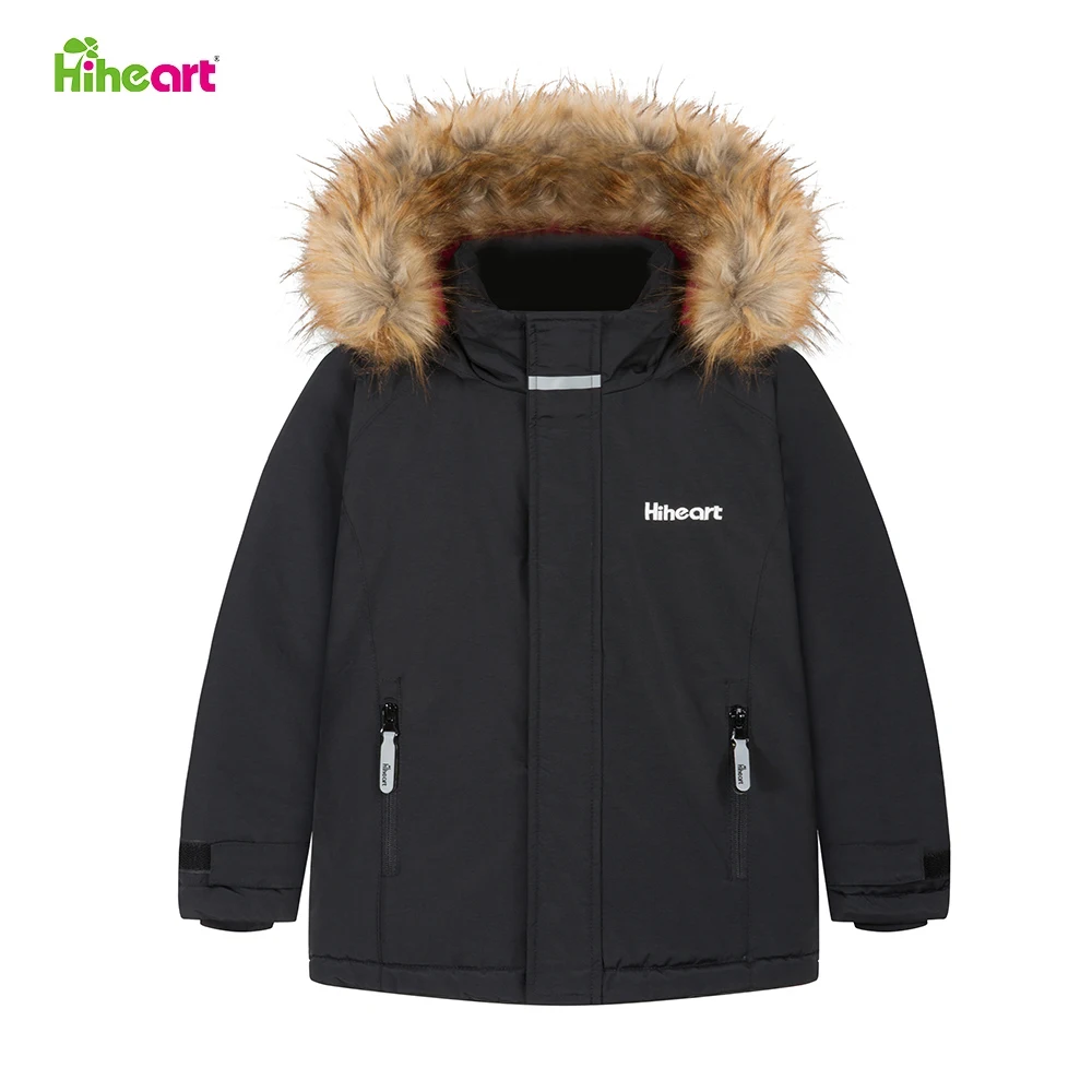

Hiheart -30 Degree Winter Boys Girls Ski Jackets Coats Hooded Waterproof Children Clothes Thicken Padded Cotton Jacket Sportwear