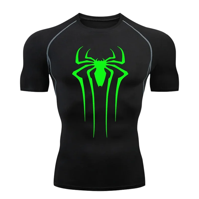 Новая компрессионная Мужская футболка для фитнеса тренажерного зала супергероя