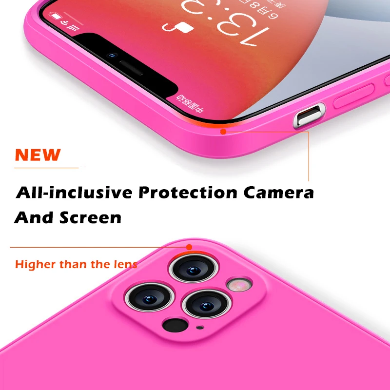 astubia official square liquid silicone phone case for iphone 11 12 13 pro max mini x xr xs max 7 8 plus se 2020 cover free global shipping