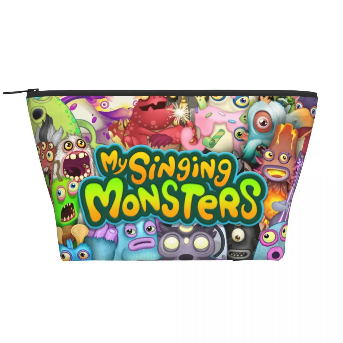 

My Singing Monsters Play Games Cosmetic Bag Women Kawaii Large Capacity Makeup Case Beauty Storage Toiletry Bags