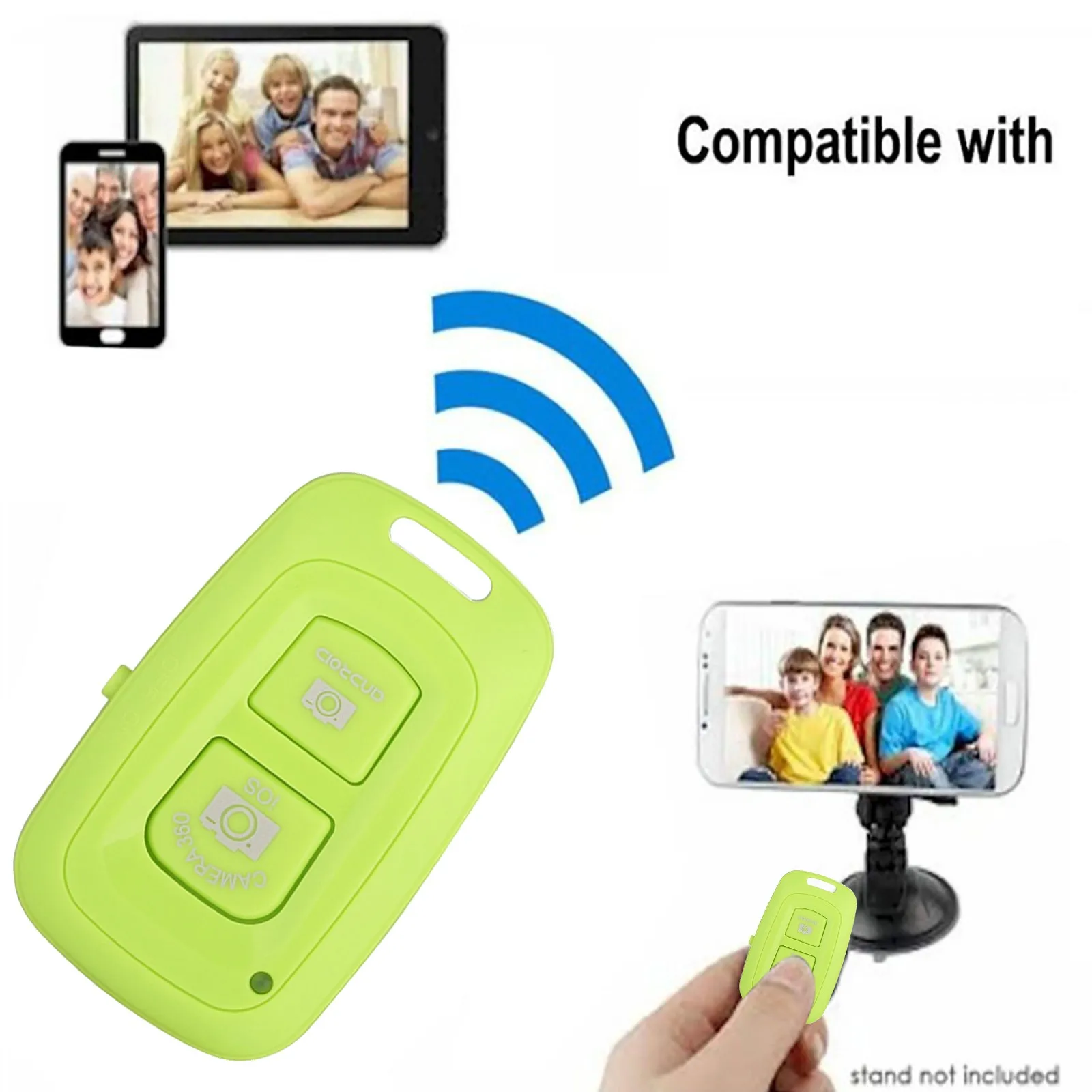 Bluetooth-compatible Remote Control Button Wireless Controller Self-Timer Camera Stick Shutter Release Monopod Selfie for ios images - 6