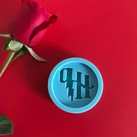 hp letters phone grip silicone mold diy badge reel craft keychain epoxy resin molds pendant necklace jewelry making moulds
