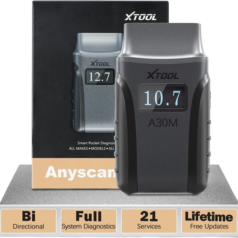 

XTOOL Anyscan A30M OBD2 Diagnostic Tools Andriod/IOS Bluetooth Full System 21 Special Functions Software Free Update Lifetime