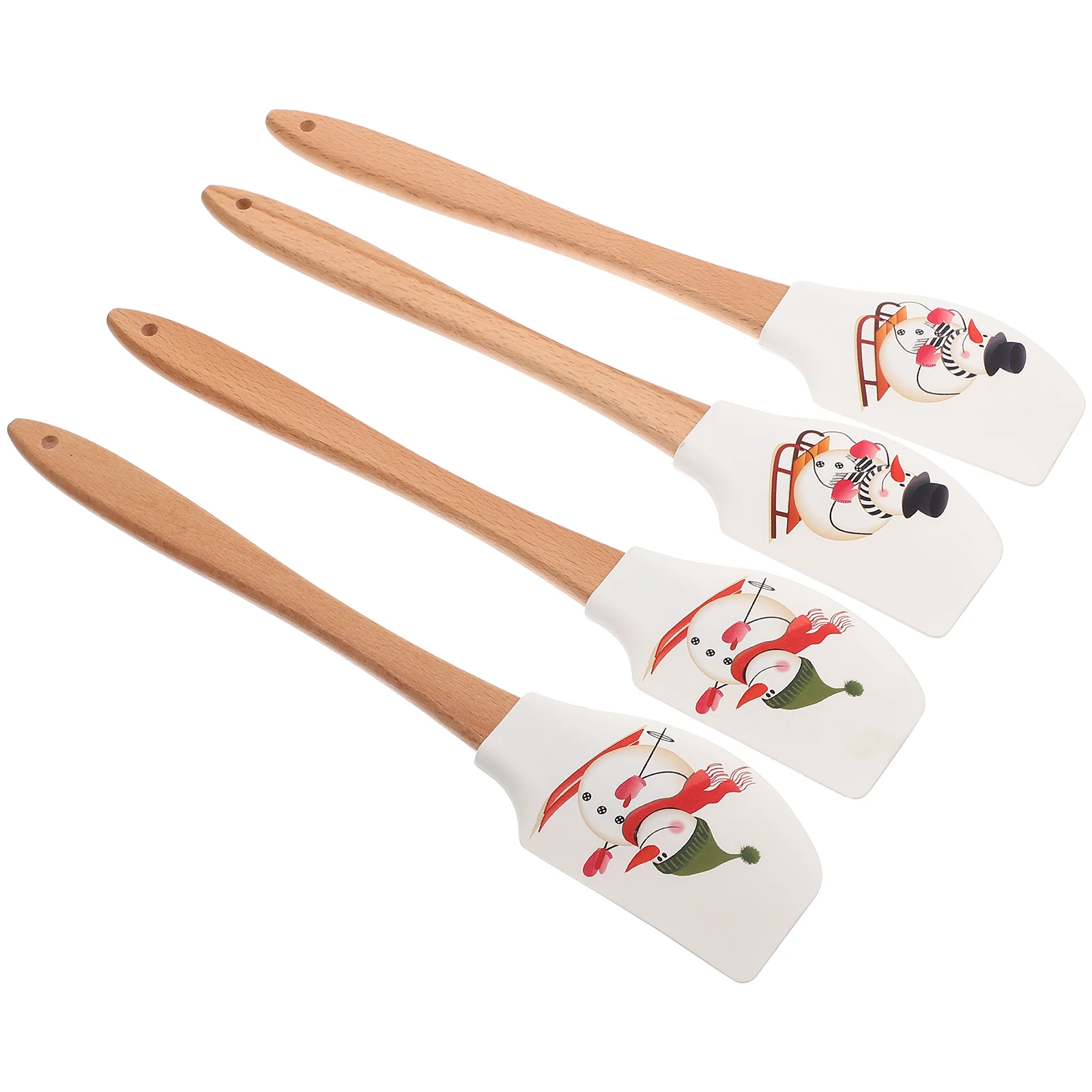 

Spatula Spreader Christmas Spatulas Silicone Baking Kitchen Cake Scraper Cheese Butterpancake Sandwich Holiday Snowman