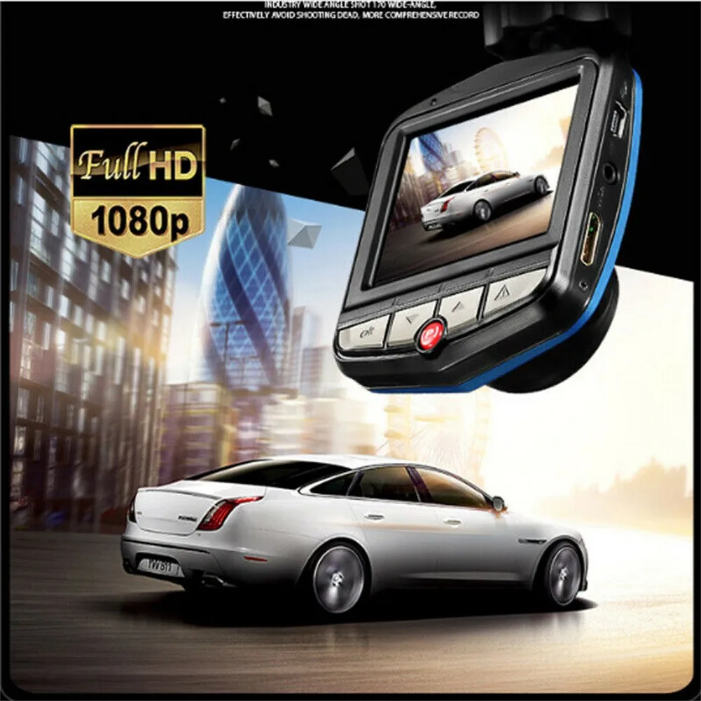 

Full Car DVR Video Driving Recorder Dash Cam Camera Night Vision 2.4 Inch 1080p / 720p/WVGA / 480p 140 Degrees HD Wide Angle Len