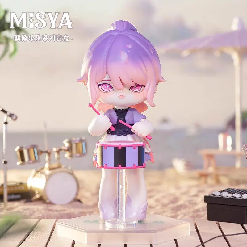 Фото Коллекционные фигурки LUCKY EMMA MISYA из серии Idol Band: милые декоративные аксессуары для рюкзаков, подарки-сюрпризы (Blind Box) №3