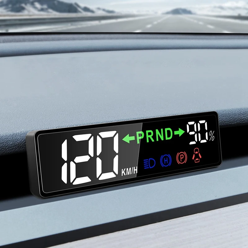 

Для Tesla Model 3 Model Y 2021-2023 HUD Дисплей на лобовом стекле электронный цифровой спидометр автомобильные аксессуары