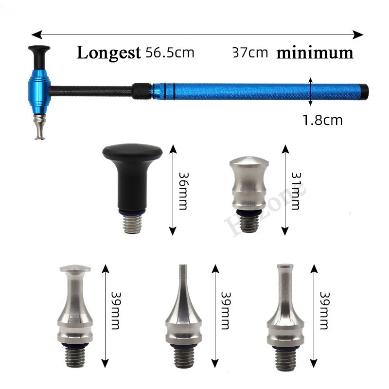 

Молоток для ремонта вмятин автомобиля, инструмент для формирования кузова, без следов, для ремонта листового металла, регулируемая длина