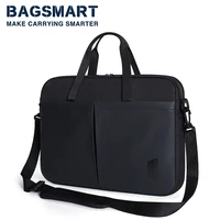 bagsmart 15 6 inch laptop bag slim computer bag laptop carrying case messenger shoulder bag business office travel briefcase