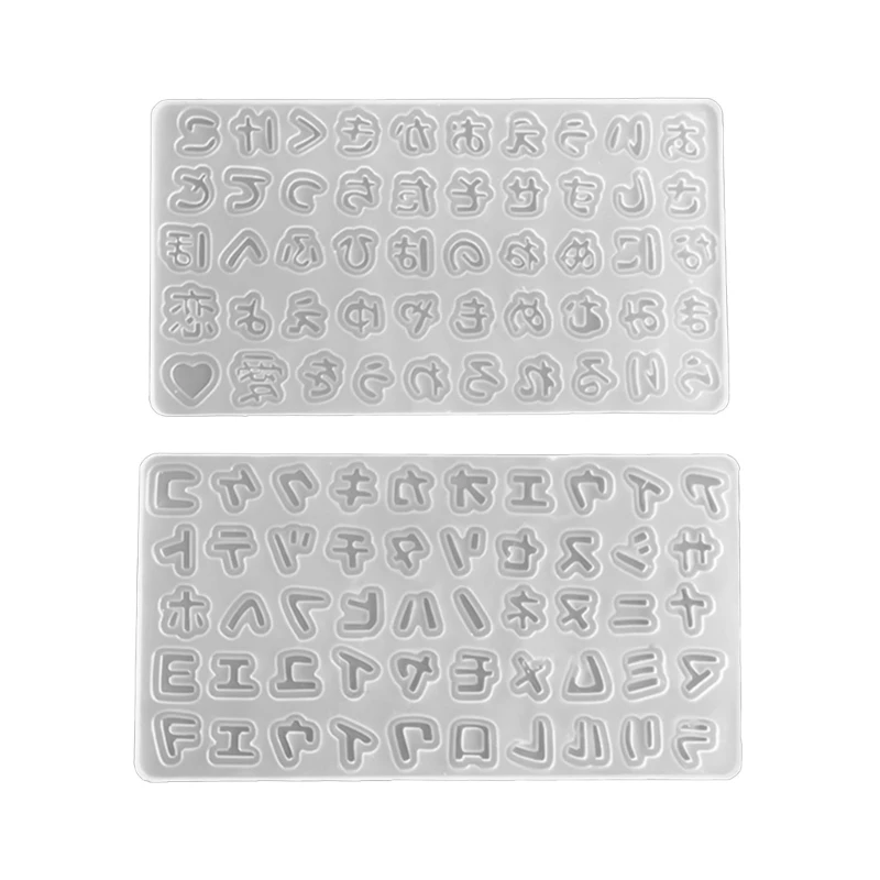 

Versatile Silicone Sand Art Crafts Mould Japanese Character Shaped DIY Moulds 264E