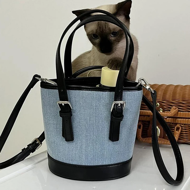 Новая простая модная сумка-ведро большой вместимости в стиле ретро для подмышек