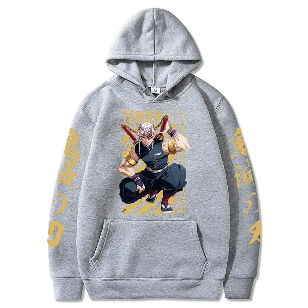 Толстовки с длинными рукавами Demon Slayer Anime Tengen Uzui