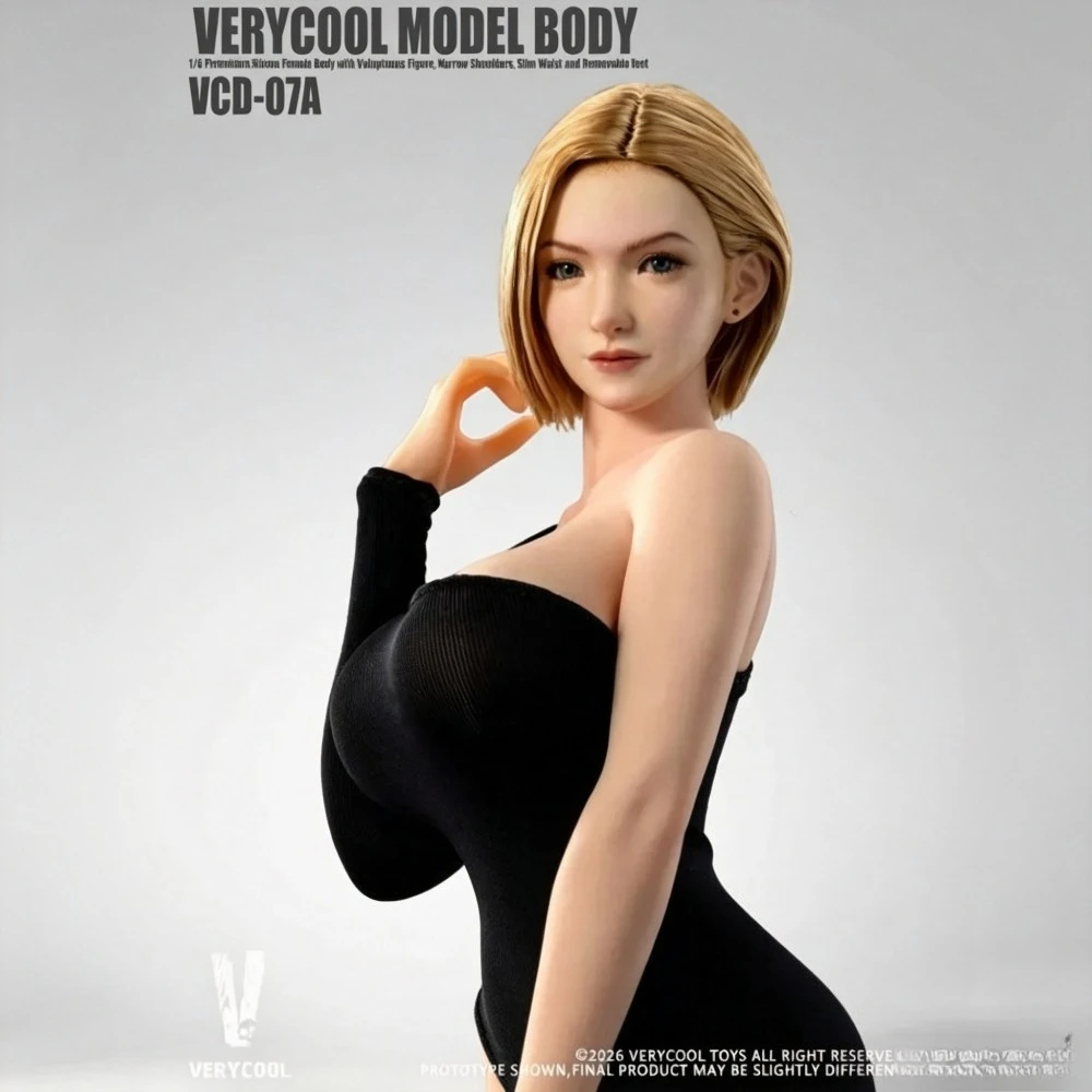 Фото Предзаказ VERYCOOL VCD‑07ABCDE: Силиконовое женское тело в масштабе 1/6, супергибкое, для экшн-фигурок, коллекционная модель, игрушка, подарок. №3