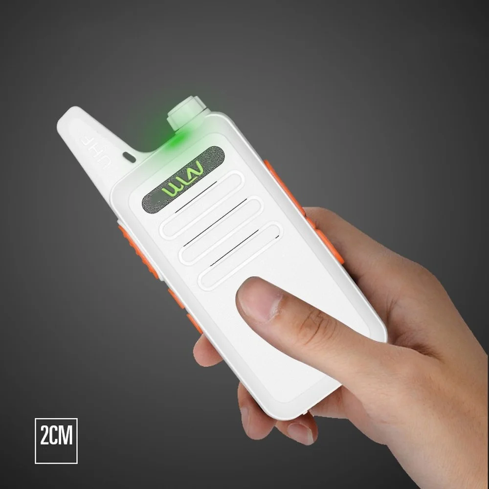 WLN Mini Walkie Talkie KD-C1 Two Way Radio Car Racing KDC1 CB Ham Radio Station UHF Handheld Portable Wireless FM Transceiver