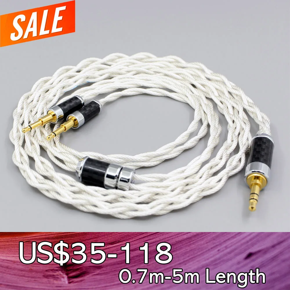 

Graphene 7N OCC Silver Plated Type2 Earphone Cable For Abyss Diana Acoustic Research AR-H1 Advanced Alpha GT-R Zenith PMx2