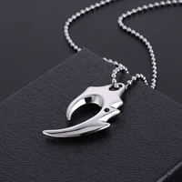 stainless steel irregular silver pendant neckalce punk creative lock chain adjustable neckalce for women man jewelry