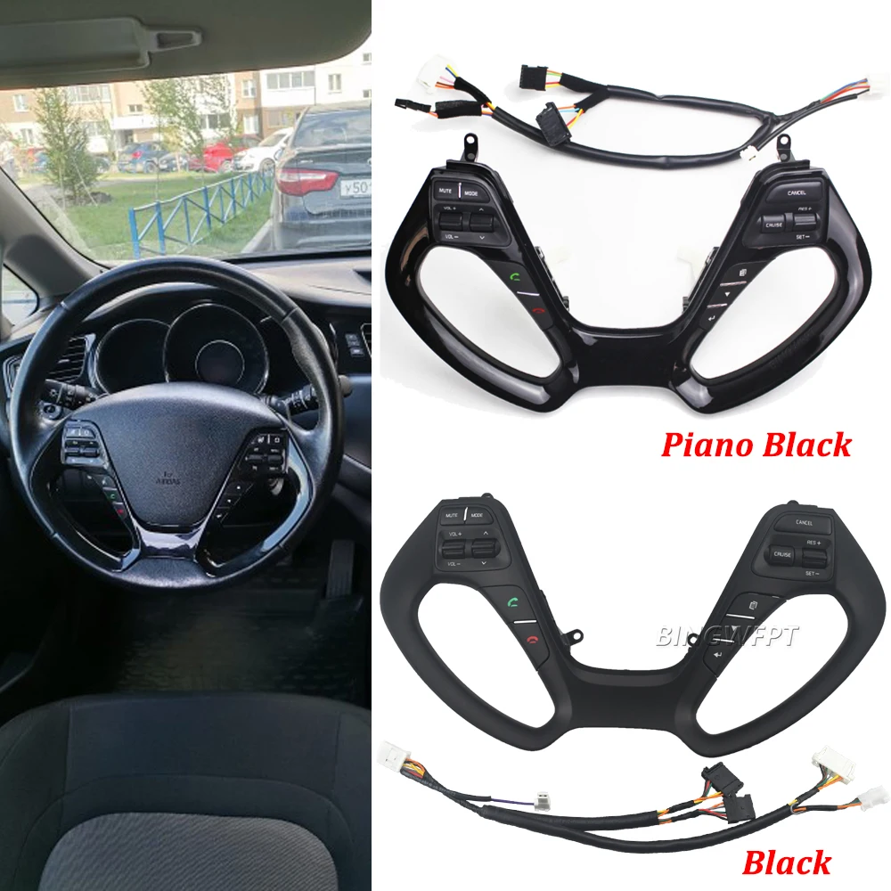 

Bluetooth Phone Call For KIA K3 KS3 Multifunctional Cruise Control Steering Wheel Modification Button Support