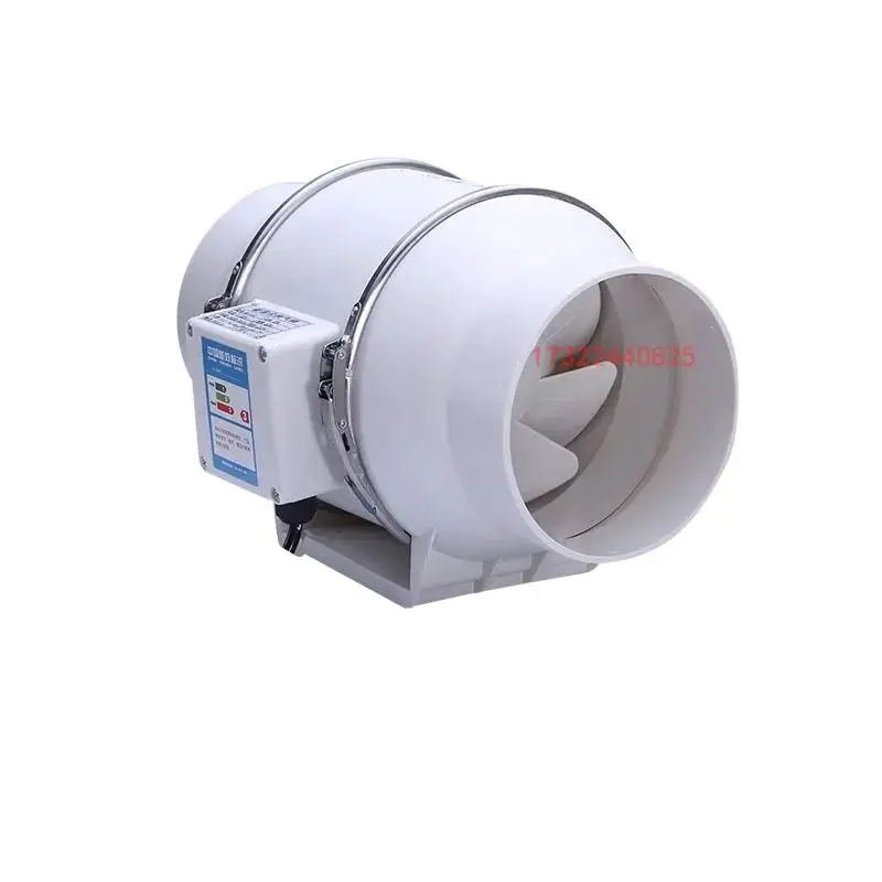 

220V circular pressurized duct fan 100 bathroom ventilation exhaust fan mute 4 inch kitchen fume exhaust fan