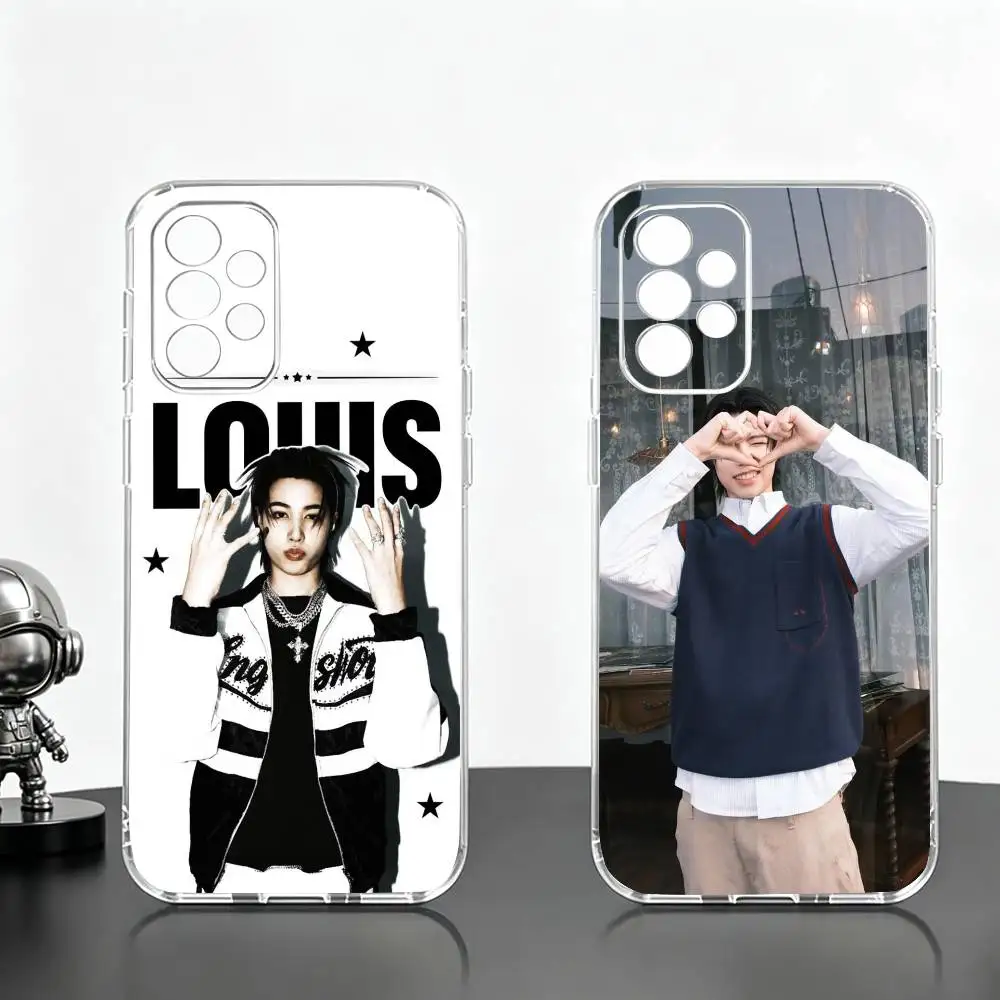 Фото Прозрачный чехол Louis LNGSHOT для телефонов Samsung S25, S24, S21, S22, S23, S30, Ultra, S20, Plus, Fe №1
