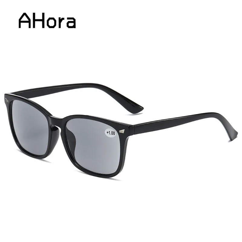 

Ahora Fashion Women&Men Shade Reading Glasses Classic Square Overzise Sunglasses Prebyopia Eyeglasses+1.0+1.5...+4.0