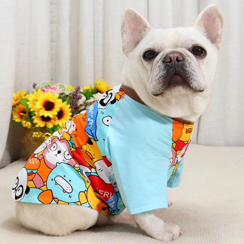 

French Bulldog Full Printed Fashion T-Shirt S-XXL Frenchie dog Clothes