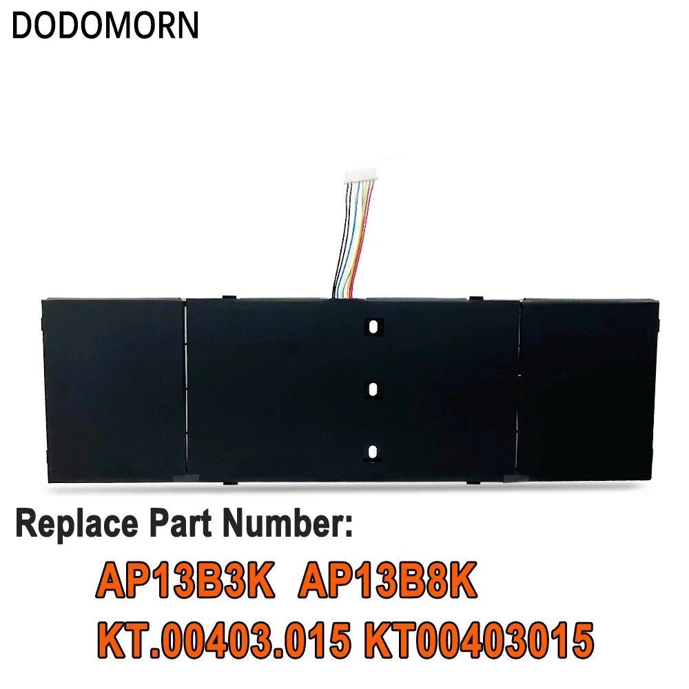 Фото DODOMORN AP13B3K аккумулятор для ноутбука Acer Aspire M5-583 R7-571 R7-572 V5-452 V5-472 V5-552 V7-481 V7-582 Высокое качество 53 Втч 15 В №2