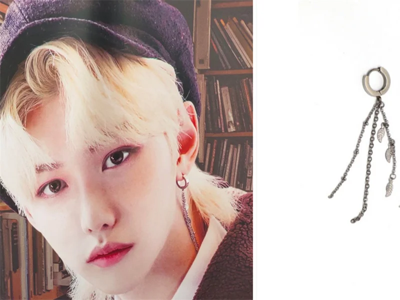 

Kpop StrayKids новые корейские модные серьги со звездами Felix KPOP для мужчин и женщин Поп Ювелирные изделия Подарки коллекция поклонников оптовая пр...