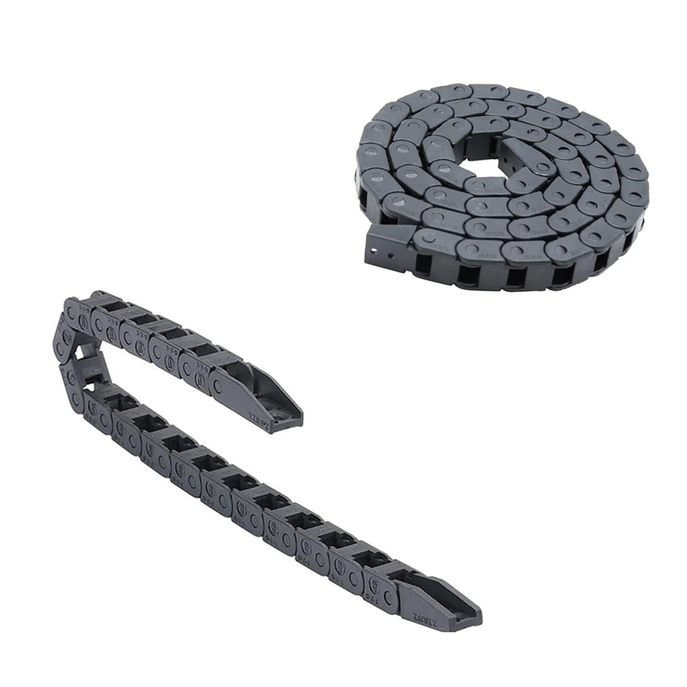 

7x7mm Semi-Enclosed Interior Opening Nylon Drag Chain Towline Pinter Accessory for 3D Printers