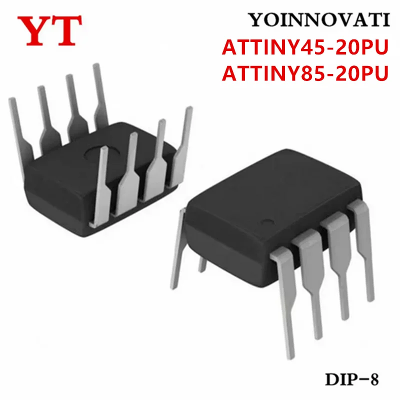 2 шт. 25 ATTINY45-20PU ATTINY85-20PU ATTINY45 ATTINY85 20PU DIP-8