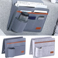 remote control hanging caddy bedside couch storage organizer bed holder felt pockets sofa organizer pockets book holders