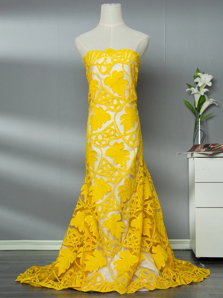 SJD Французская Кружевная Ткань