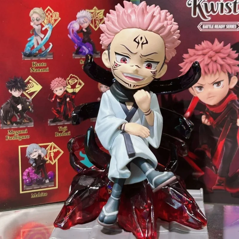 Фото Jujutsu Kaisen Blind Box Satoru Gojon Itadori Yuji Action Doll Cute Fushiguro Megumi Kugisaki Nobara Doll Anime Figure Toys Gift №3