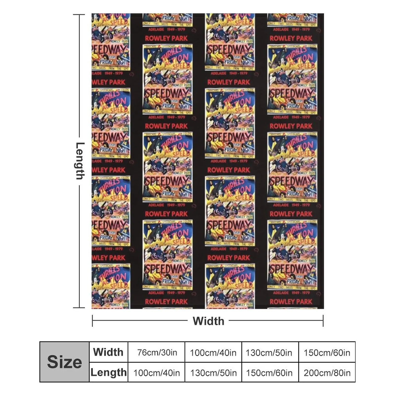 Плед Rowley Park Speedway Adelaide движущиеся одеяла украшения для диванов рождественские