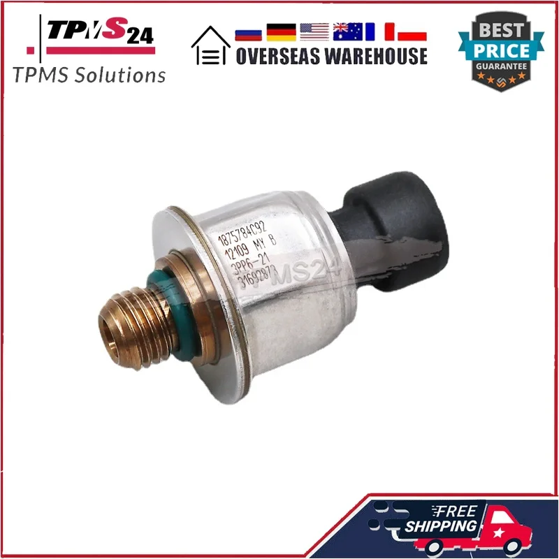 

For 2007-2010 NAVISTAR Maxxforce Fuel Pressure Sensor 3PP6-21 1875784C92